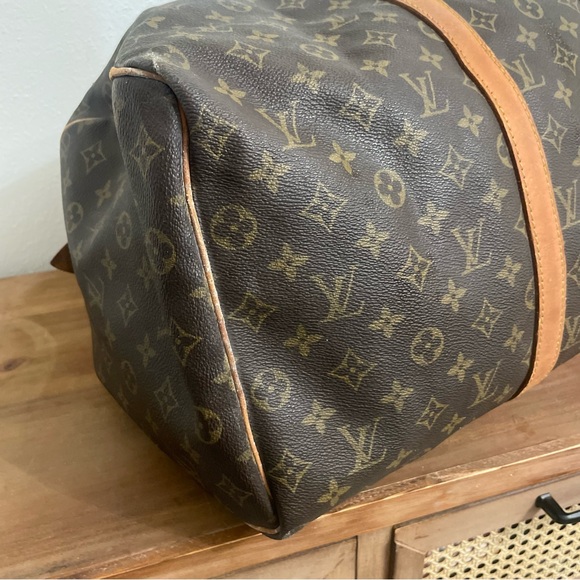 Authentic LV Louis Vuitton Monogram Keepall 50 travel duffel bag tote - Picture 13 of 15